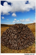 Peat cutting - highlands